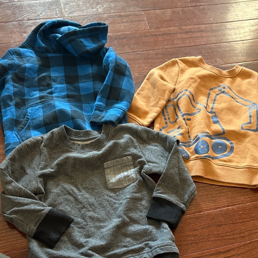 3 cat and jack sweatshirt bundle